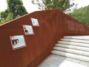 黄岩耐候钢挡土墙
